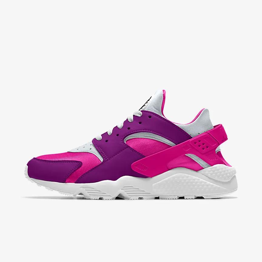 Giày Nike Air Huarache By You Nữ Trắng Tím 